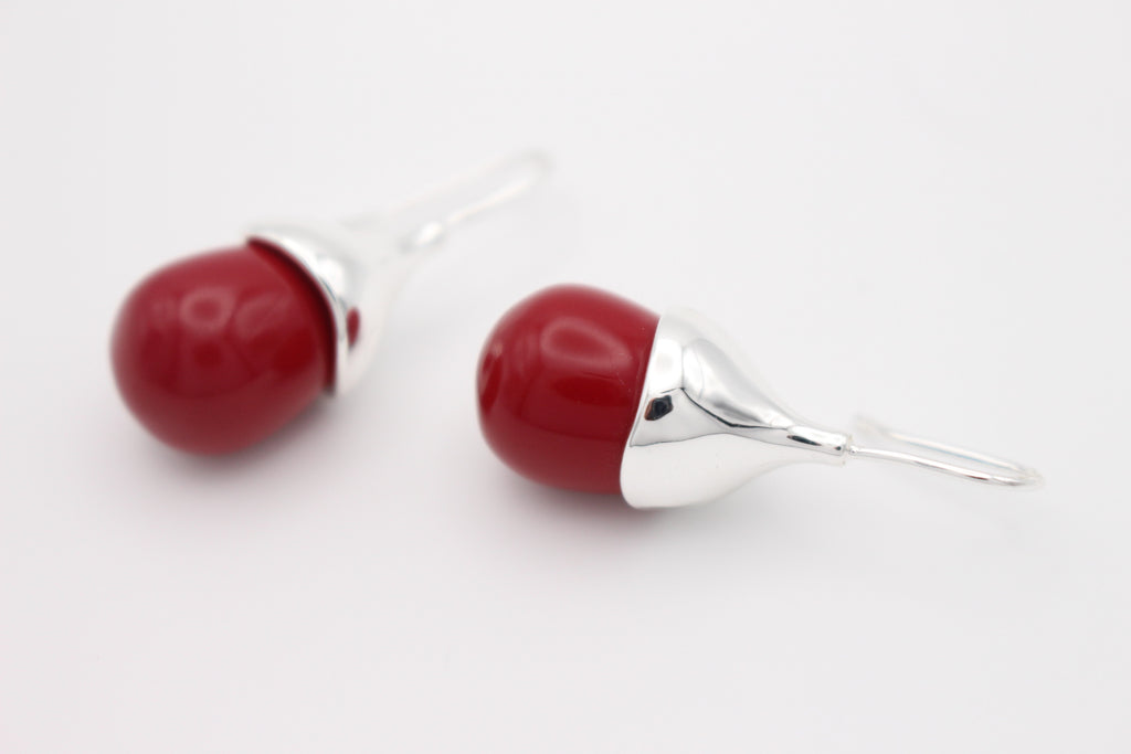 Carmine Earrings