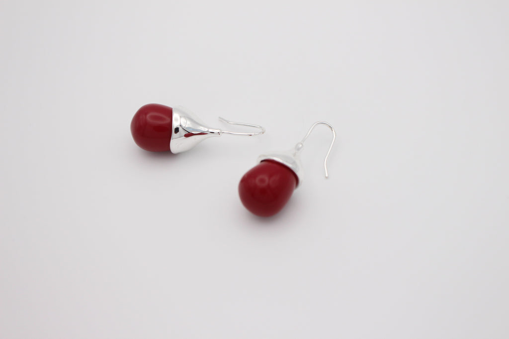 Carmine Earrings