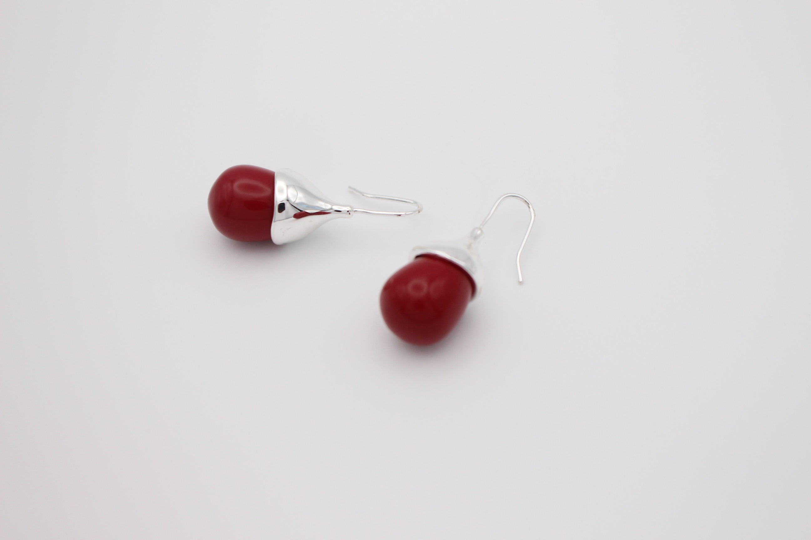 Carmine Earrings