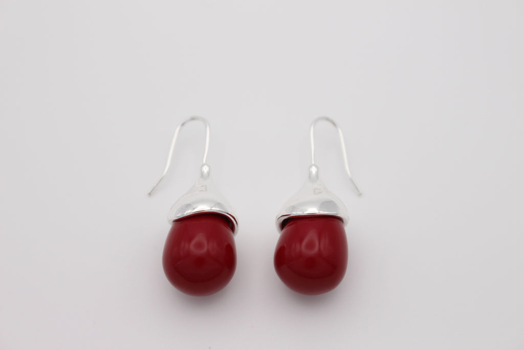 Carmine Earrings