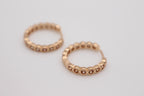 Soleil Hoop Earrings