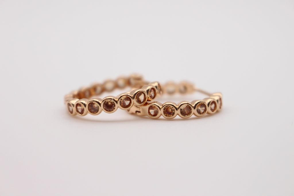 Soleil Hoop Earrings