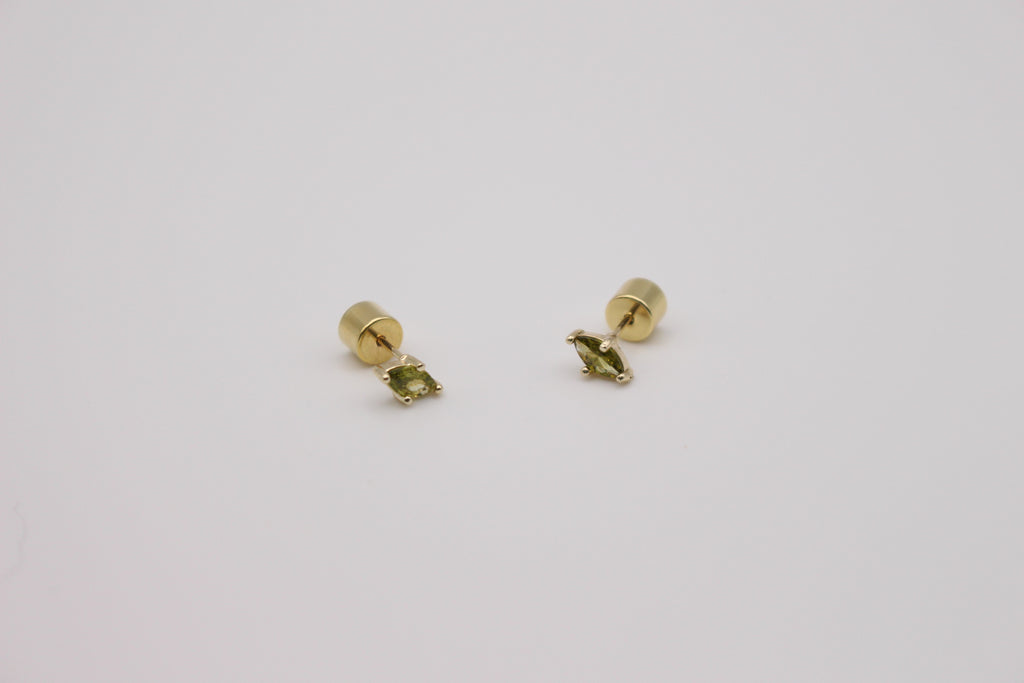 Olivine Stud Earrings