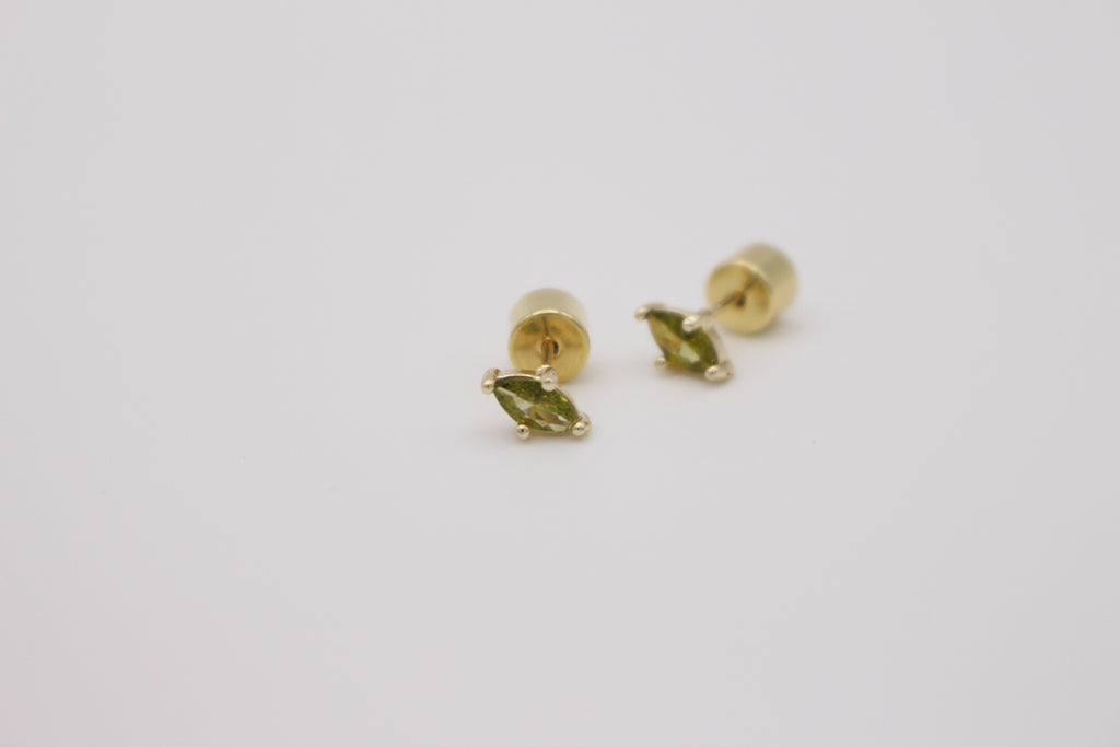 Olivine Stud Earrings