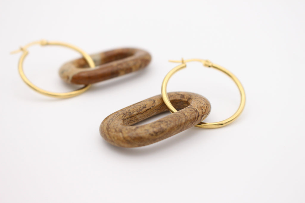 Terra Hoop Earrings