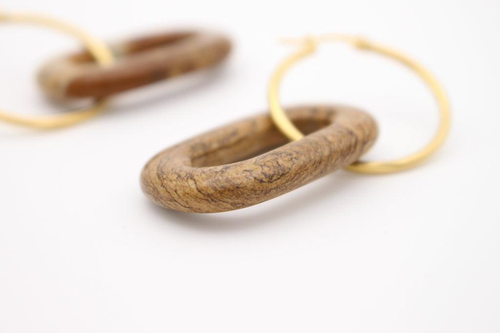 Terra Hoop Earrings